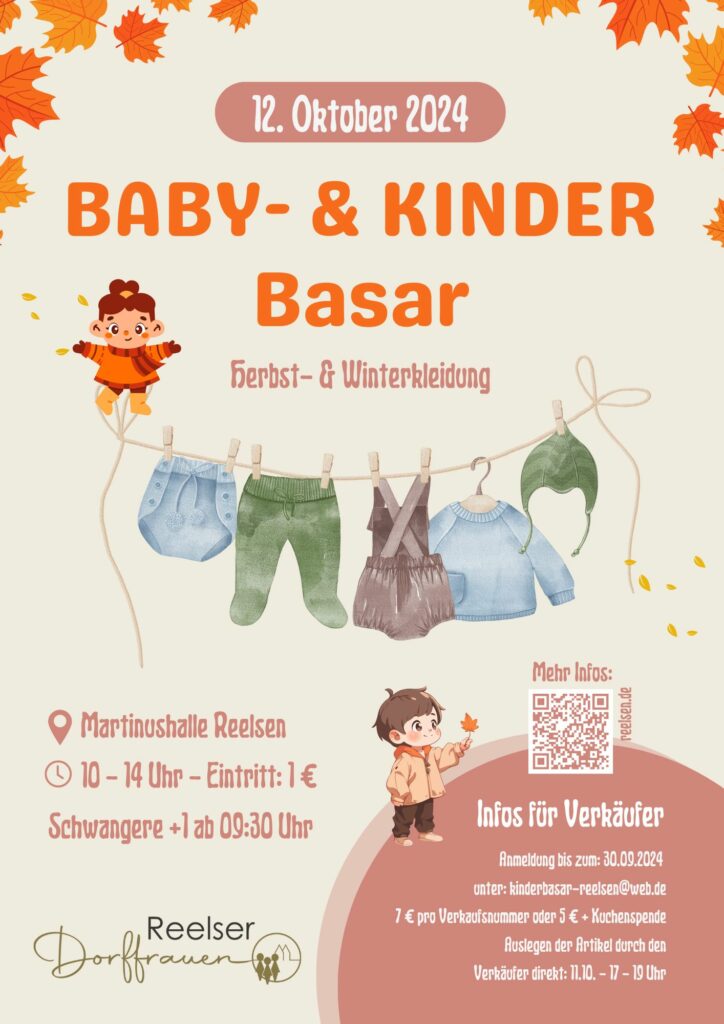 Flyer zum Kinderbasar